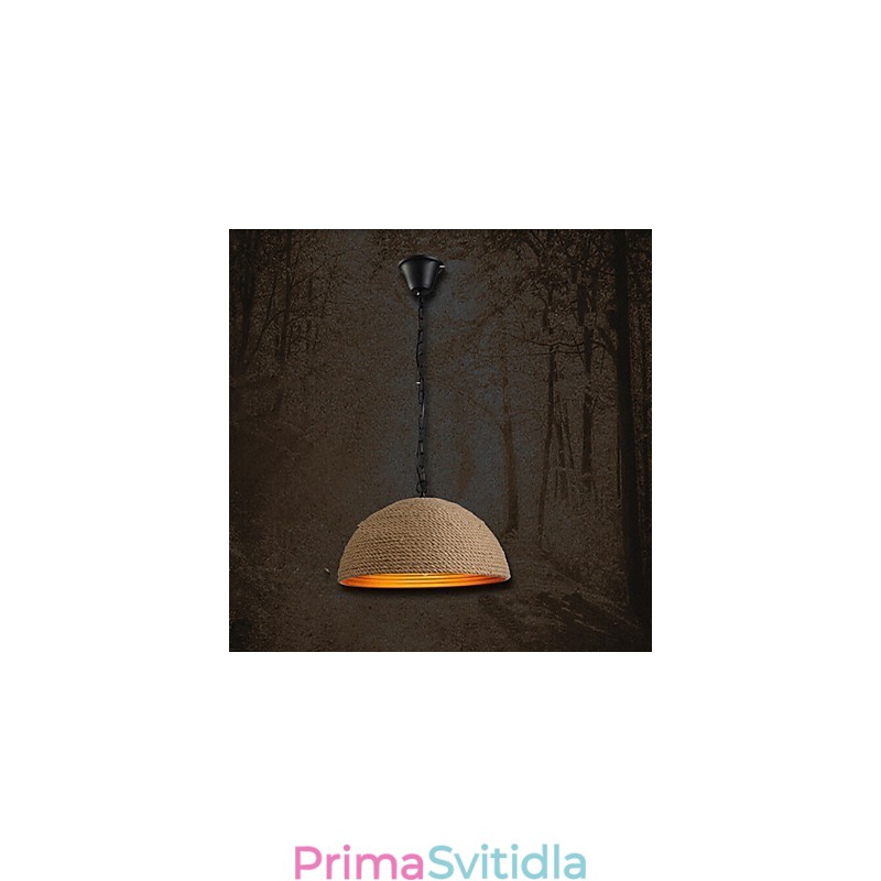 Vintage Kovaný Lustr Kreativní Průmyslové Konopí