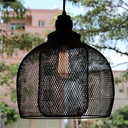 Americký Retro Birdcage Tvar Železný umělecký lustr