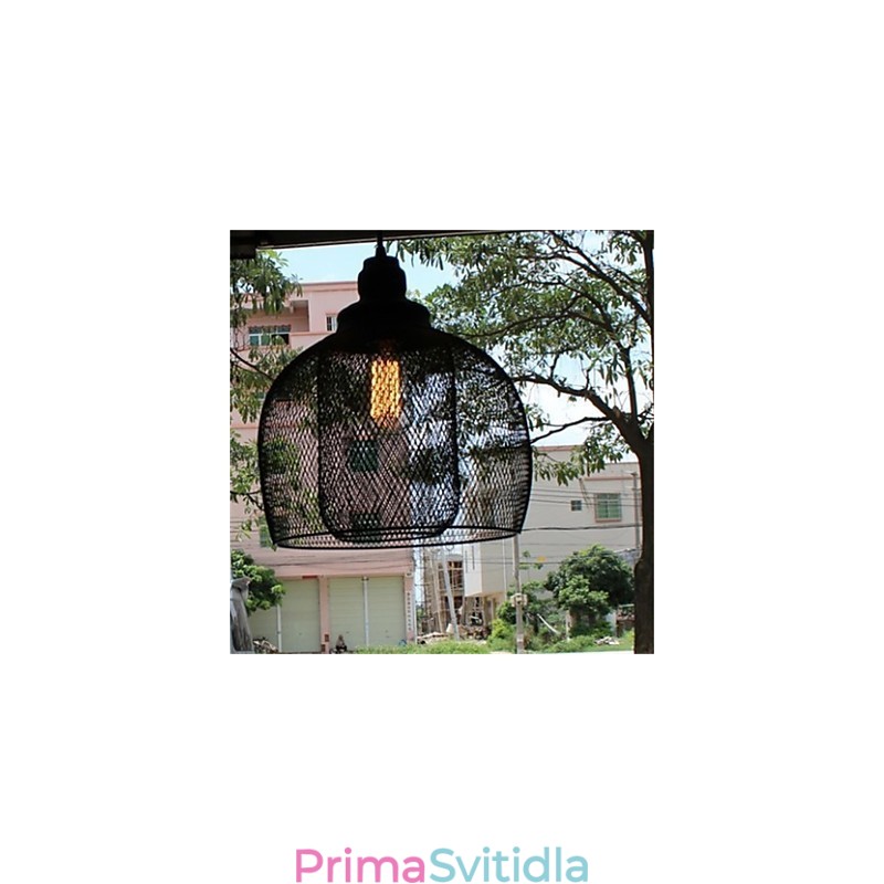 Americký Retro Birdcage Tvar Železný umělecký lustr