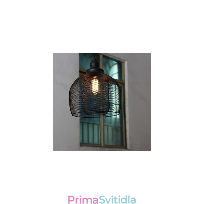 Americký Retro Birdcage Tvar Železný umělecký lustr