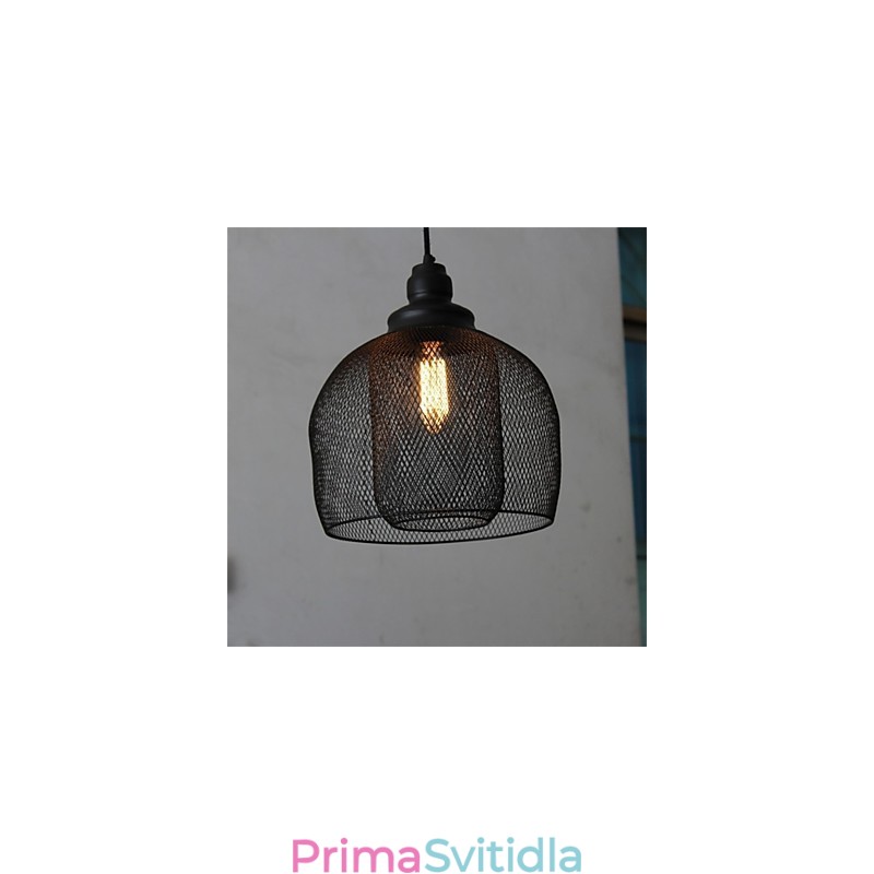 Americký Retro Birdcage Tvar Železný umělecký lustr