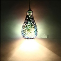 Jednoduchý stolek 3D Glass Creative Pendant C