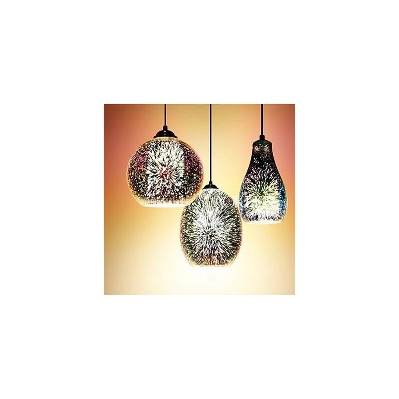 Jednoduchý stolek 3D Glass Creative Pendant C