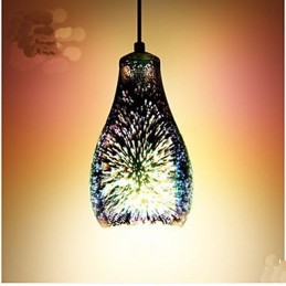Jednoduchý stolek 3D Glass Creative Pendant C