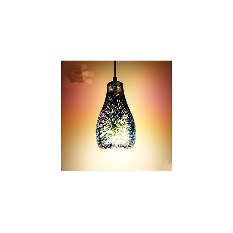 Jednoduchý stolek 3D Glass Creative Pendant C