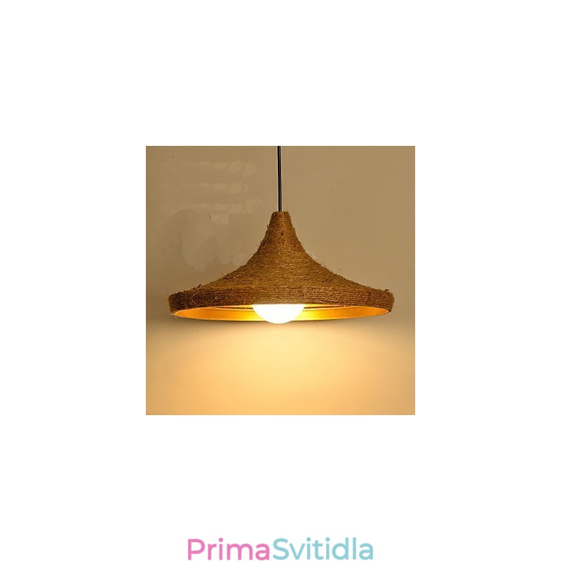Retro lustr C průmyslové konopí