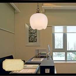 Španělské mramorové měděné osvětlení Single Lustr