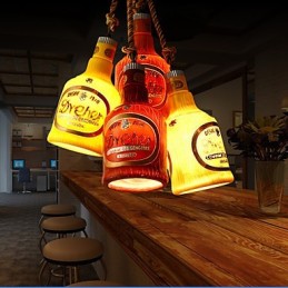 Americká jednoduchá retro závěsná lampa Jednohlavá závěsná závěsná lampa
