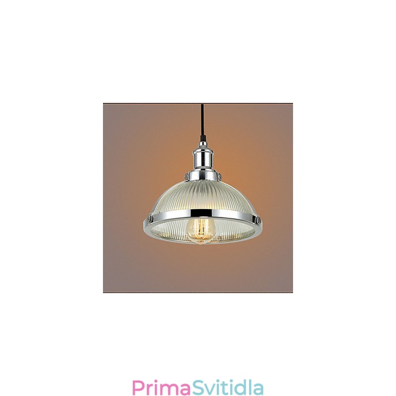 Americká retro skleněná lampa stínidlo malé závěsné svítidlo
