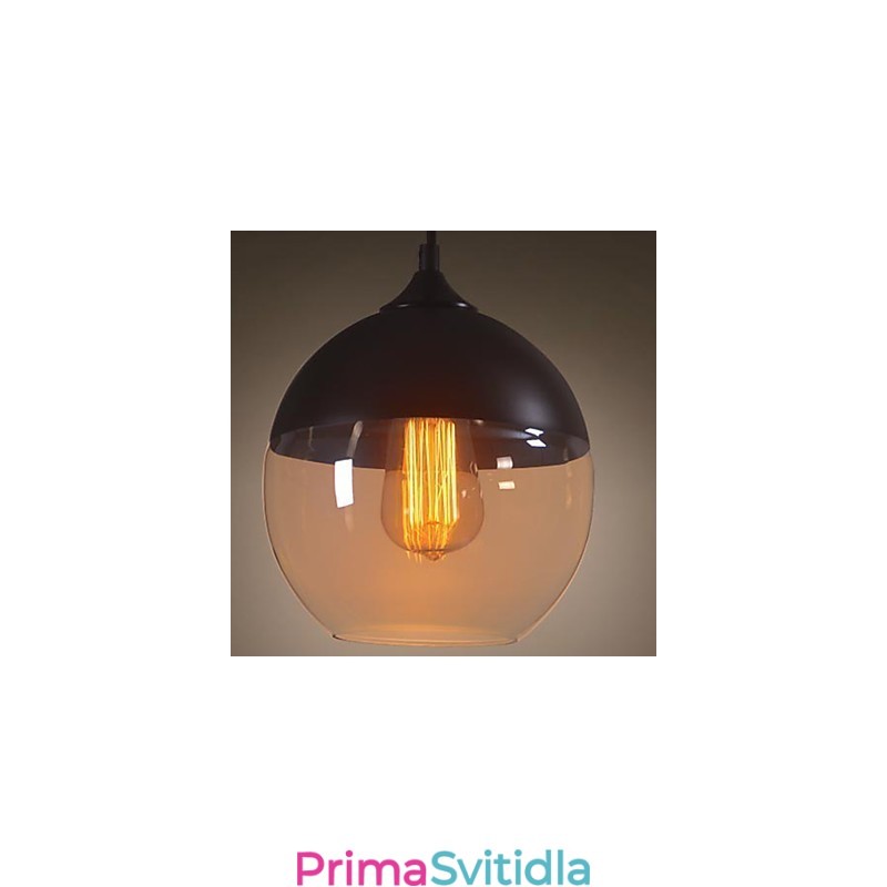 WestMenLights moderní vintage skleněné stropní závěsné svítidlo o průměru 200 mm
