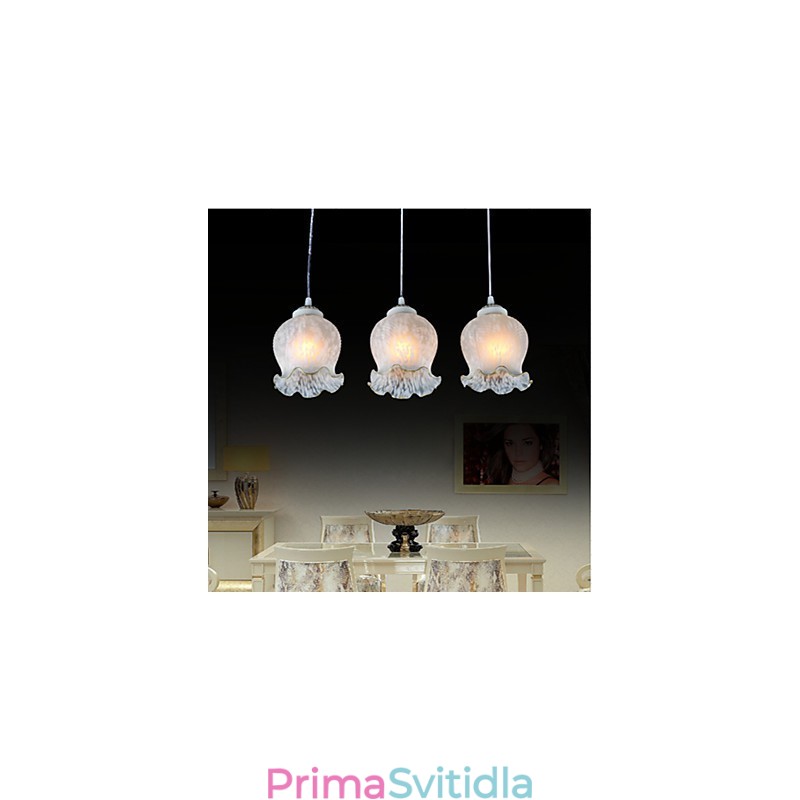 Přívěsek White Three Lights European Retro Classic