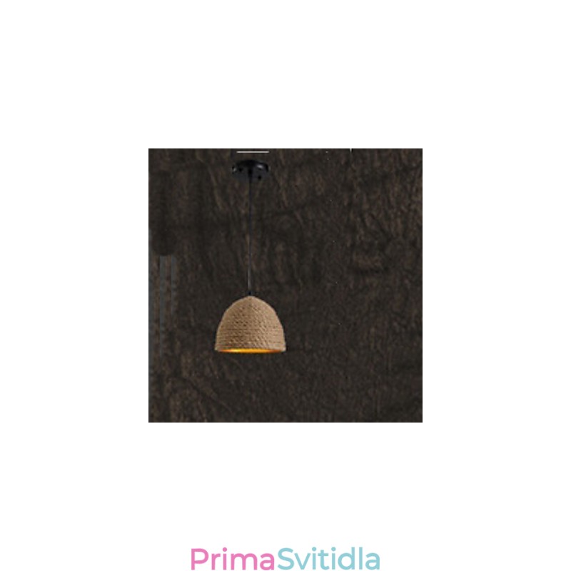 Vintage kovaný lustr kreativní průmyslové konopí
