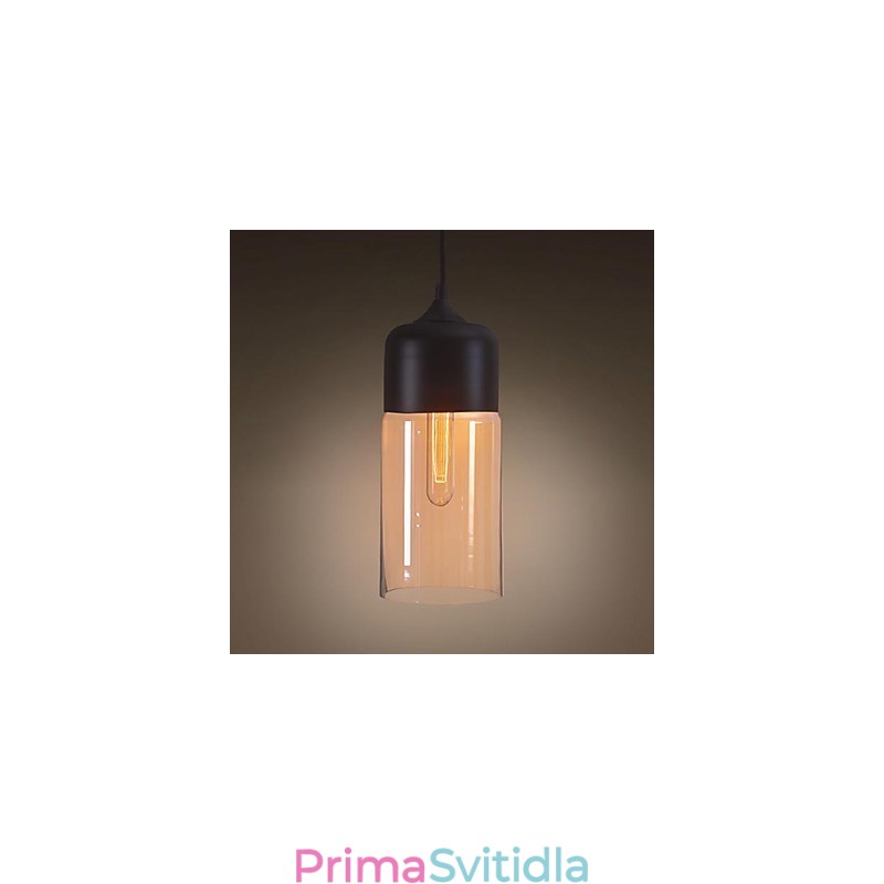WestMenLights Elegantní stínidlo na láhev DIY Stropní lampa Skleněná závěsné osvětlení Edison Bulb Home