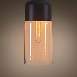 WestMenLights Elegantní stínidlo na láhev DIY Stropní lampa Skleněná závěsné osvětlení Edison Bulb Home