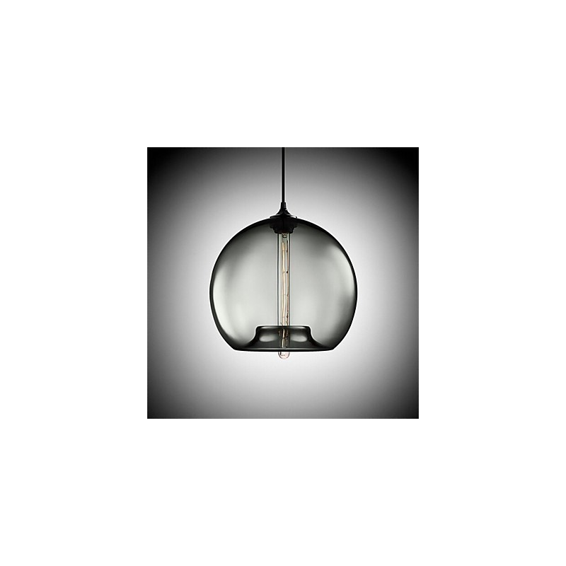 Retro kreativní jednohlavé skleněné závěsné lampy kavárna v misce zlaté rybky