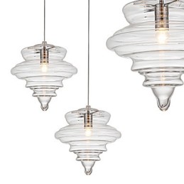 Závěsná lampa 1 Světlo Moderní Jednoduchost Bezbarvé čiré sklo