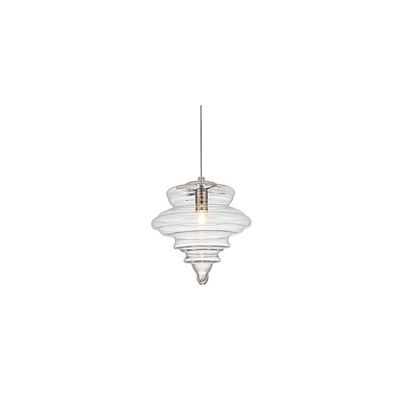 Závěsná lampa 1 Světlo Moderní Jednoduchost Bezbarvé čiré sklo