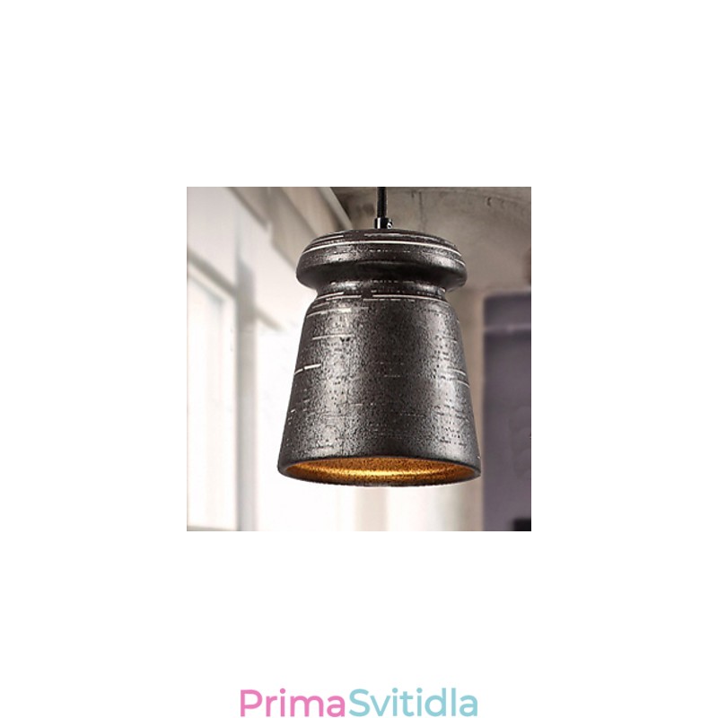 Lampa Personality Retro Keramická závěsná čajovna Lustr