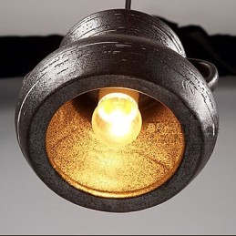 Personality Retro keramická závěsná čajovna Lustrová lampa