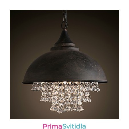 Podkrovní přívěsek Light Crystal Retro Coffe Light Garáž Metal Podkrovní přívěsek Light Crystal Retro Coffe Light Garáž Metal