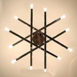 Módní kreativní světelné designové lampy 12 světelných lustrů