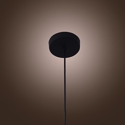 70W moderní skleněné závěsné svítidlo v designu průhledné láhve