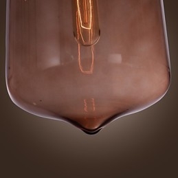 70W moderní skleněné závěsné svítidlo v designu průhledné láhve