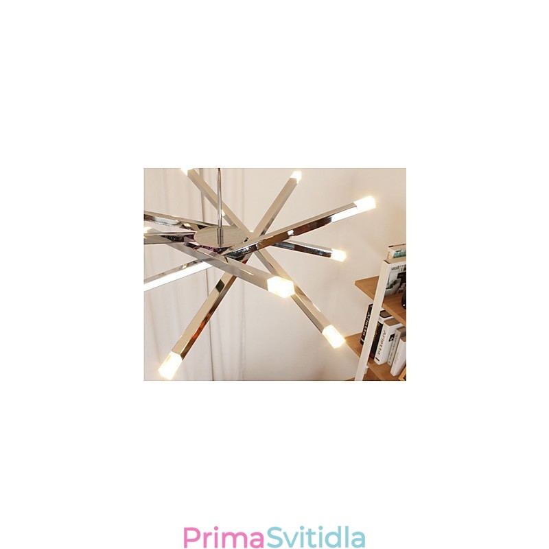 Módní kreativní světelné designové lampy 12 světelných lustrů
