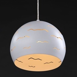 Jednoduché moderní kreativní osvětlení Real White Iron