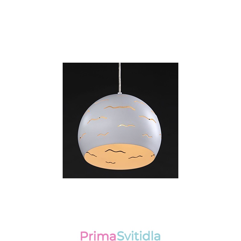 Jednoduché moderní kreativní osvětlení Real White Iron
