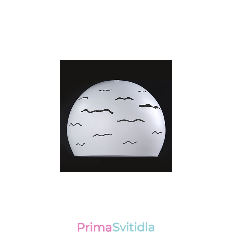 Jednoduché moderní kreativní osvětlení Real White Iron