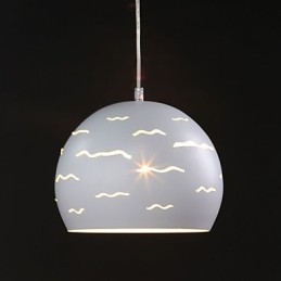 Jednoduché moderní kreativní osvětlení Real White Iron