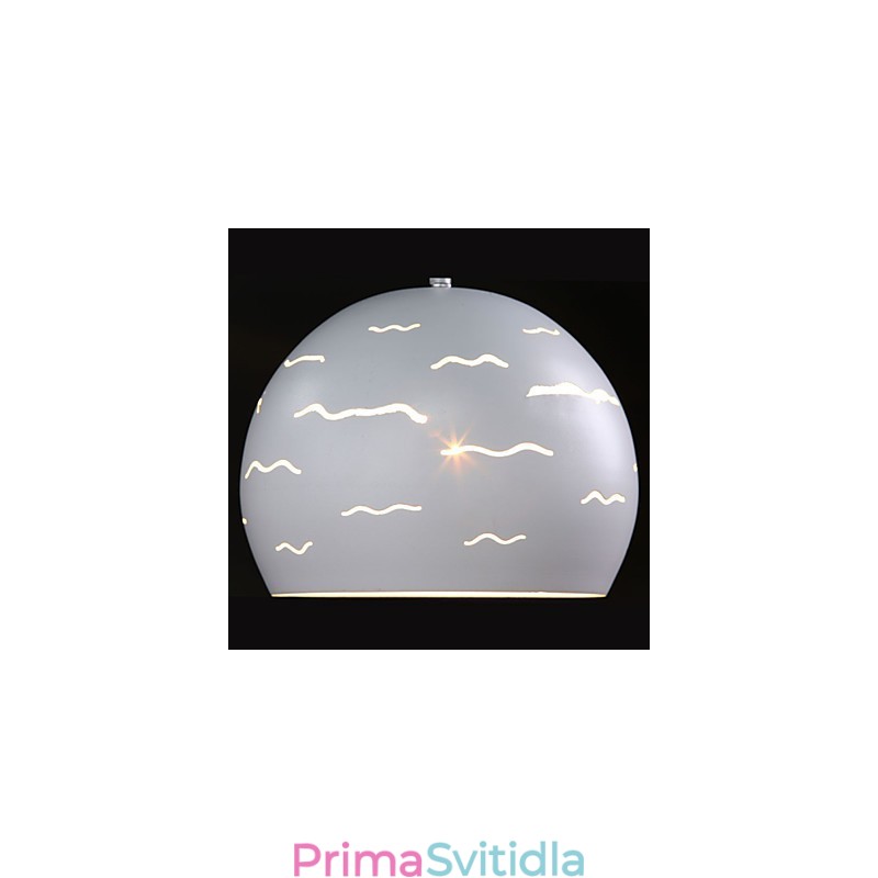 Jednoduché moderní kreativní osvětlení Real White Iron