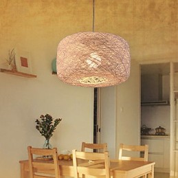 Evropský módní lustr Moderní minimalistický domácí ratanový koule lustr