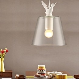 American Style Retro Creative Single Head Glass lampa Nordic Cafe
