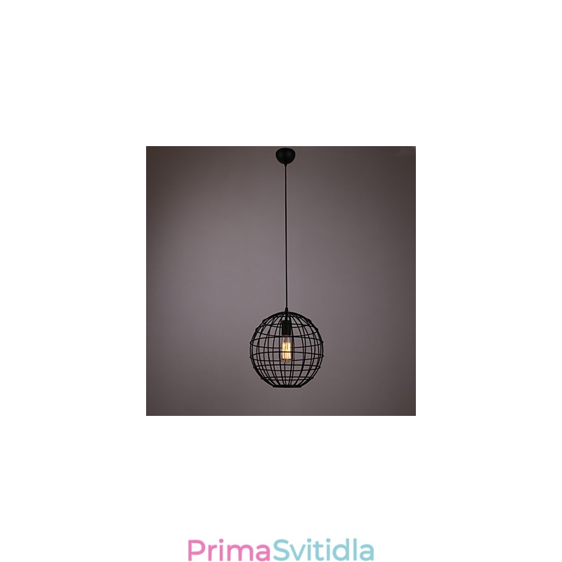 Mini závěsná sférická lampa 1 Zpracování světlem malby