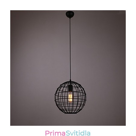 Mini závěsná sférická lampa 1 Zpracování světlem malby