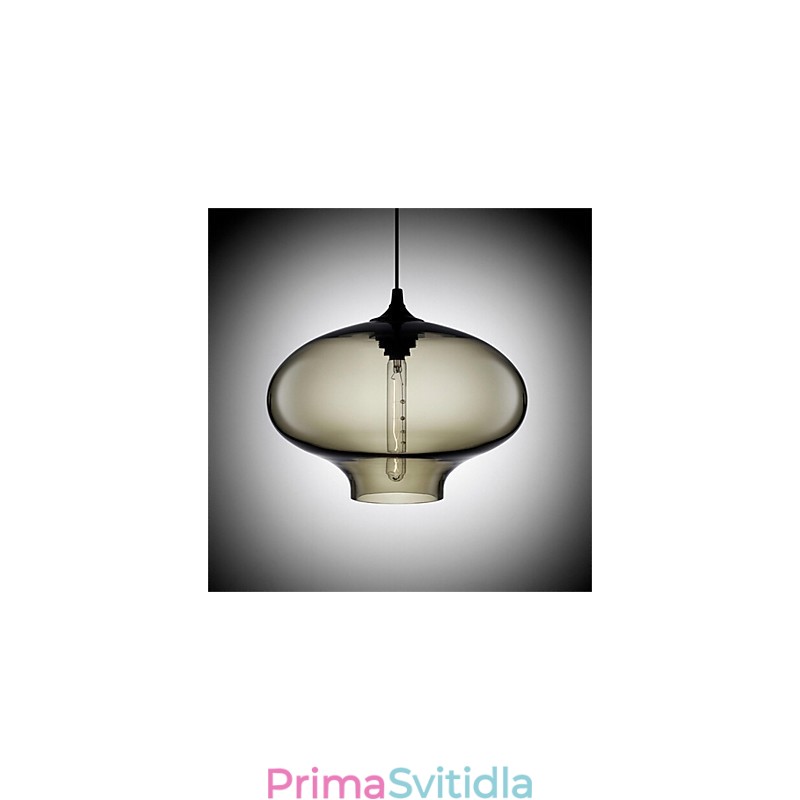 Retro kreativní jednohlavé skleněné závěsné lampy kavárna v misce zlaté rybky