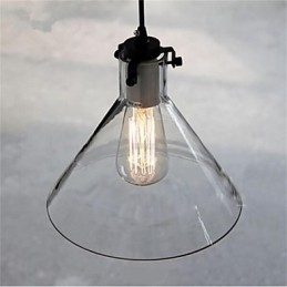 American Style Retro Creative Single Head Glass lampa Nordic Cafe