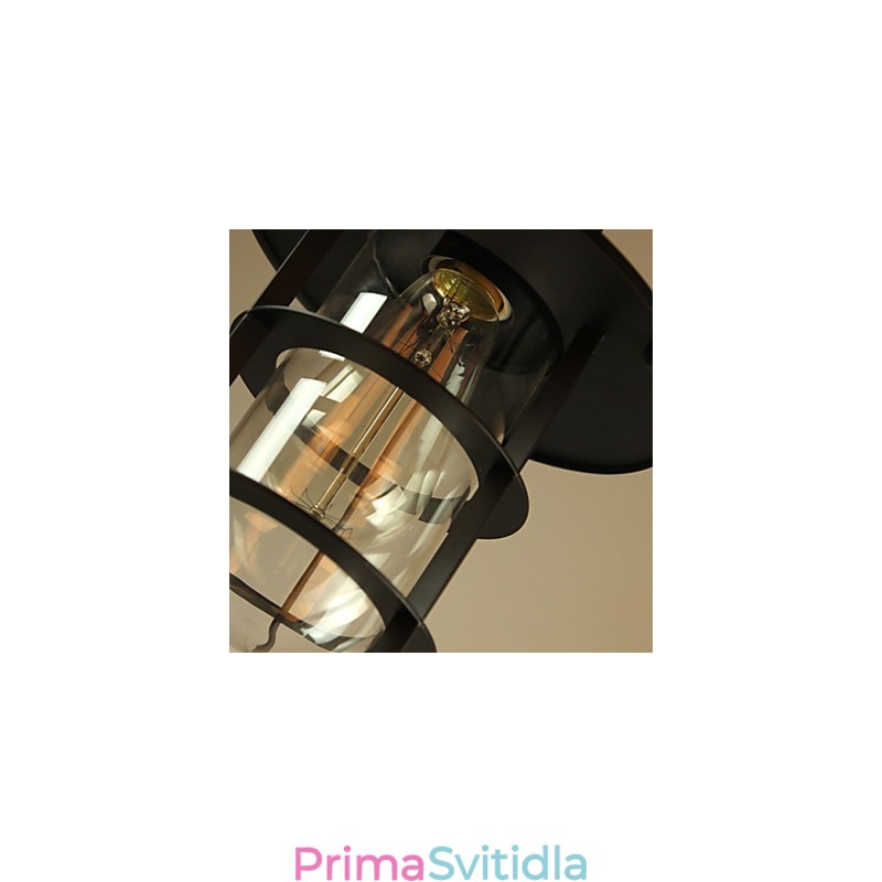 Kovové závěsné svítidlo v retro stylu Mini