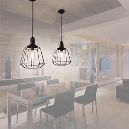 Rustikální Lodge Retro Venkovský Mini styl Malba Kovový přívěsek Light Garáž