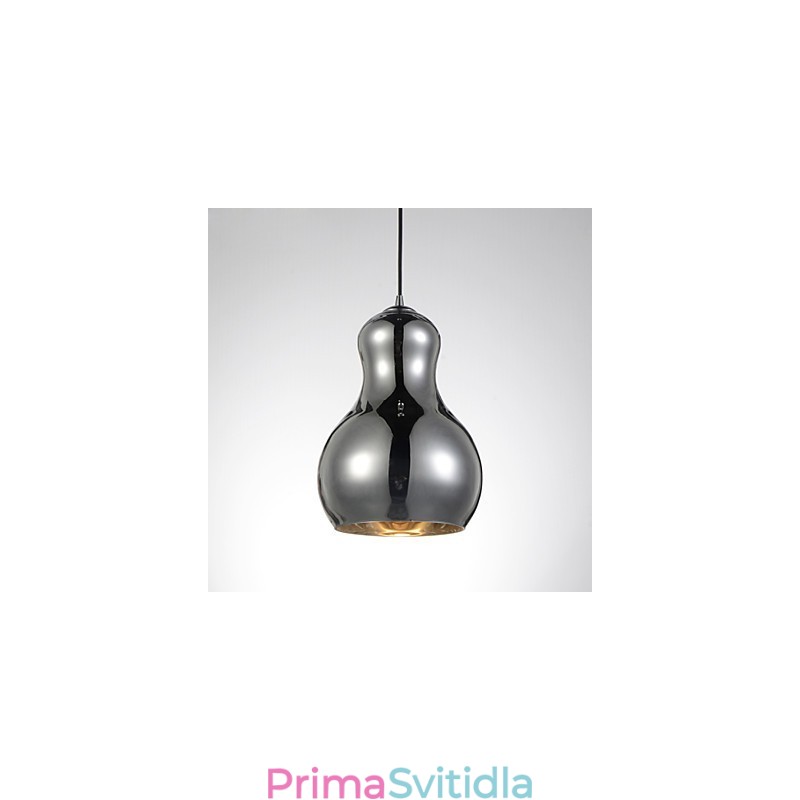 Závěsná lampa ve tvaru tykve 1 Světlá Moderní Jednoduchost Zlatá Chrom Růžové zlato Jantarová Kouřově šedá Sklo a uhlíková ocel