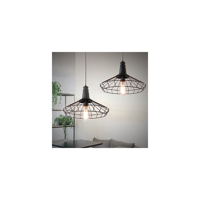 Rustikální Lodge Retro Venkovský Mini styl Malba Kovový přívěsek Light Garáž