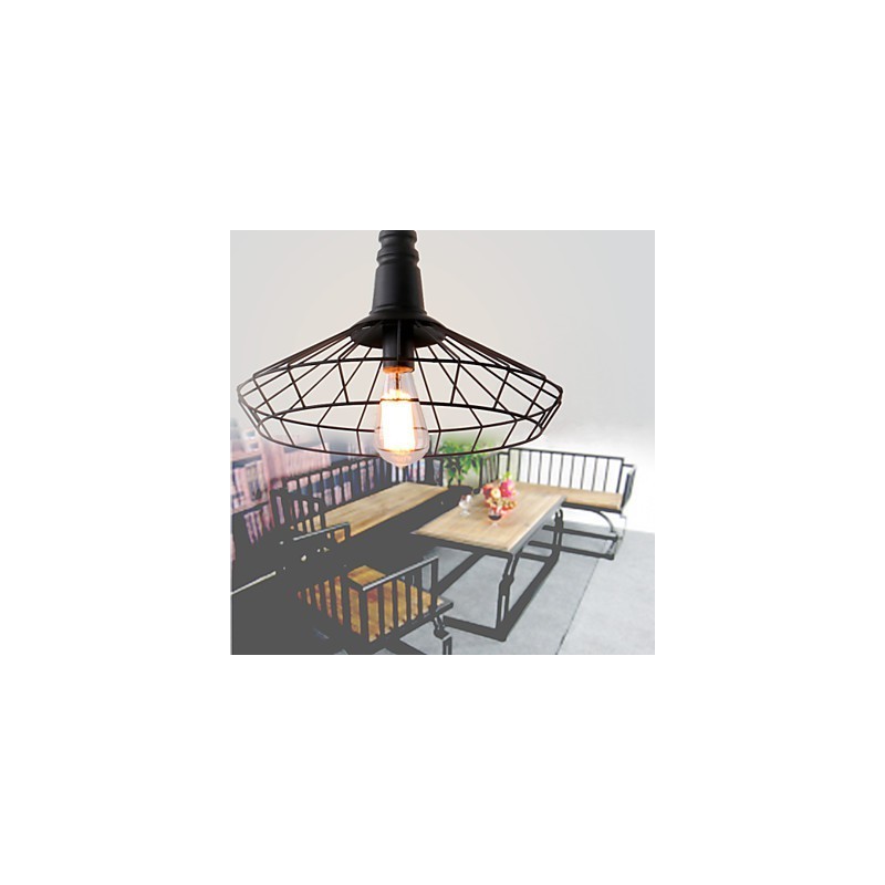 Rustikální Lodge Retro Venkovský Mini styl Malba Kovový přívěsek Light Garáž