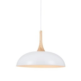 Mini umělecká závěsná lampa 1 Světlo Moderní Jednoduchost Černobílá povrchová úprava Hliníkové a dřevěné závěsné svítidlo