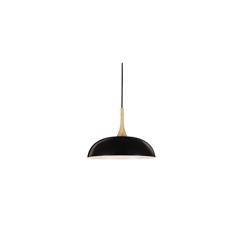 Mini umělecká závěsná lampa 1 Světlo Moderní Jednoduchost Černobílá povrchová úprava Hliníkové a dřevěné závěsné svítidlo