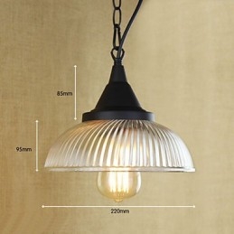 Závěsná svítidla tradiční klasické vintage retro venkovská garáž kovová