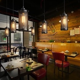 Závěsné svítidlo kreativní kovové síťované jednoduché závěsné svítidlo Cafe závěsné svítidlo