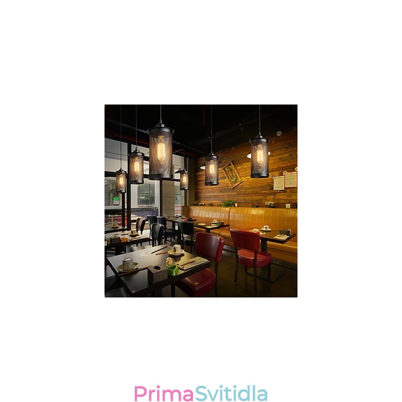 Závěsné svítidlo kreativní kovové síťované jednoduché závěsné svítidlo Cafe závěsné svítidlo
