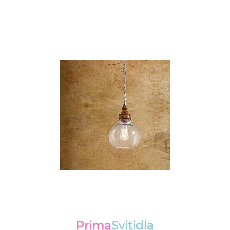 Dřevo zrno Crystal Droplight Kavárna osvětlení lampy a lucerny